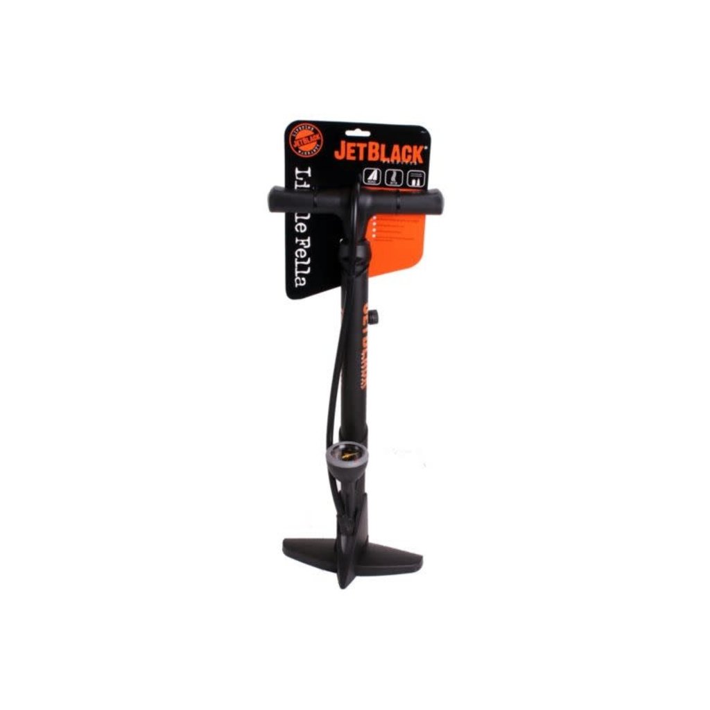 jet black little fella floor pump