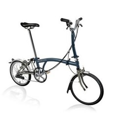 Brompton Brompton 2021 Superlight Tempest Blue M6E