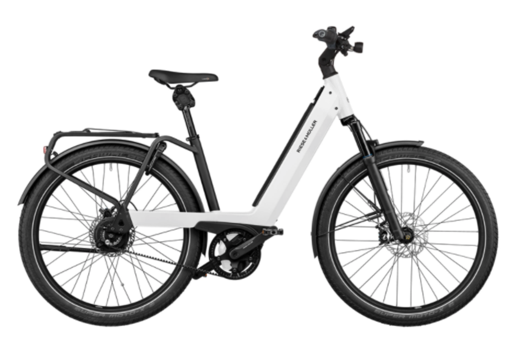 Riese & Muller Riese & Muller Nevo GT Vario, 47cm, Pure White, 625wh Battery, Intuvia Display, Front Carrier with Bag