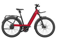 Riese & Muller Riese & Muller Nevo GT Vario Red 47cm 625wh, Intuvia, Additional Lock with bag, Front carrier with bag