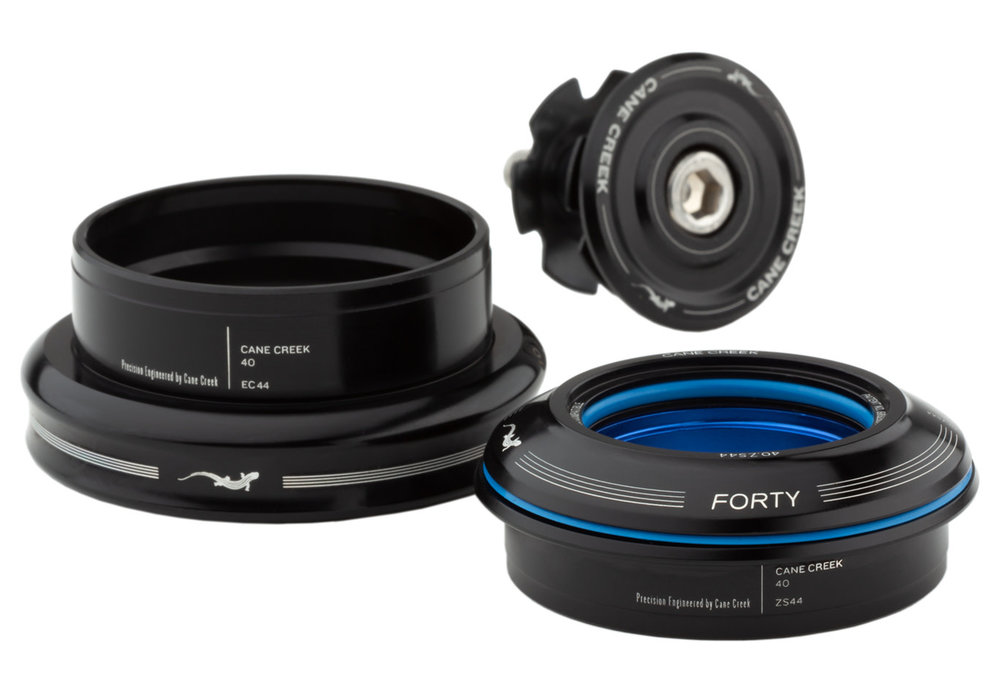 Cane Creek headset 40 Series STRAIGHT Assembly ZS44 28.6 H8 EC44 30 BLACK fits Karate Monkey Midnight Special with rigid fork 52 30 crown race Omafiets