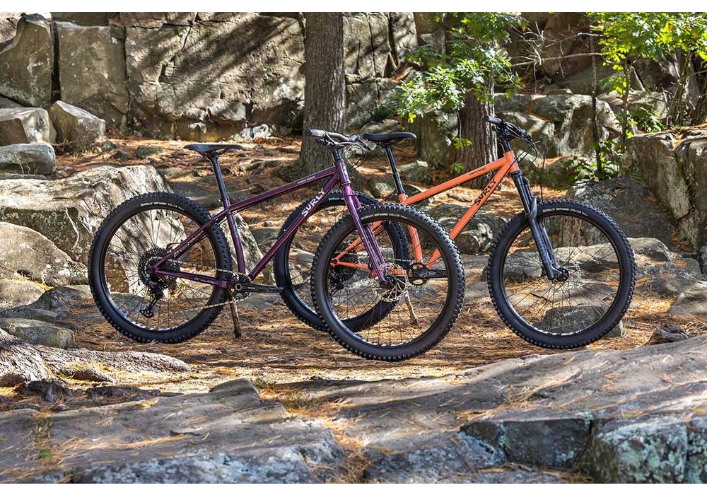 Surly Karate Monkey Suspension Salmon Peach Sundae Omafiets