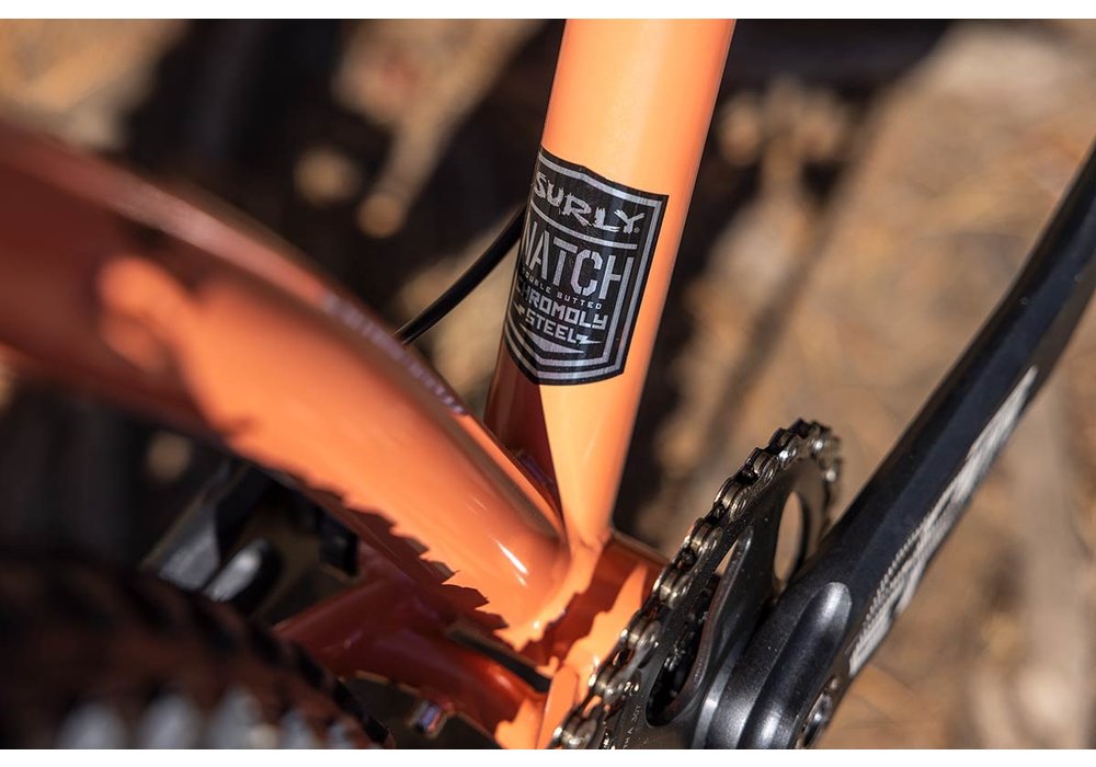Surly Karate Monkey Suspension Salmon Peach Sundae Omafiets