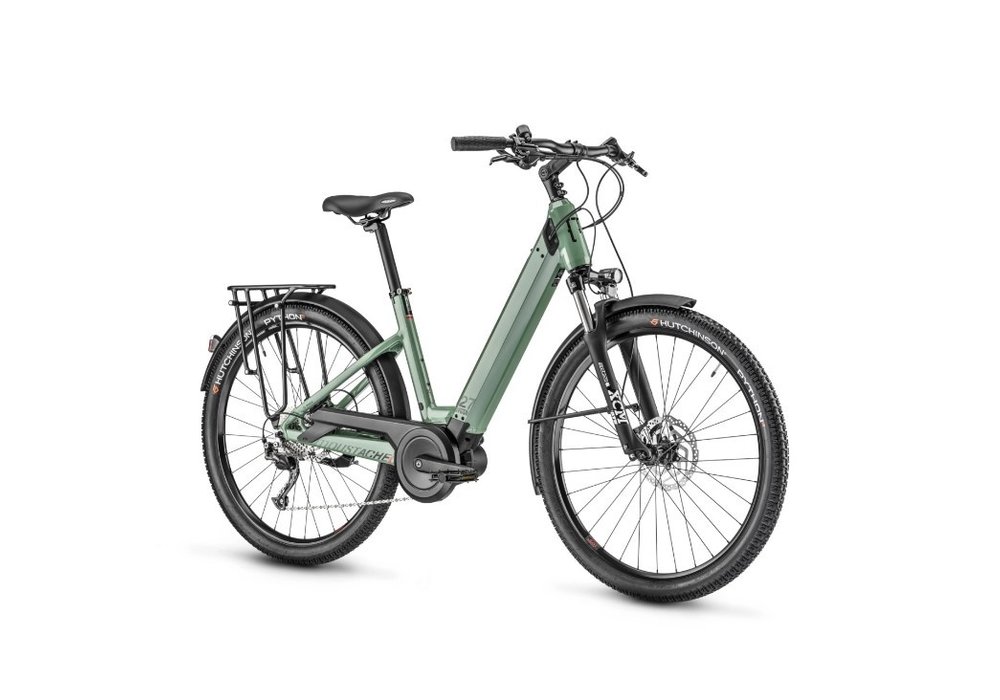 Moustache XRoad 1 Open 400Wh Pastel Green Glossy Omafiets