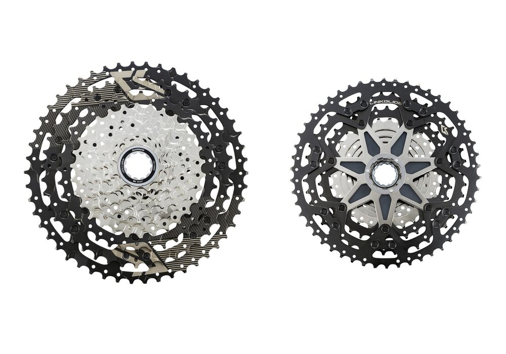 Shimano Linkglide drivetrain (Cassette, shifter, chain, derailleur