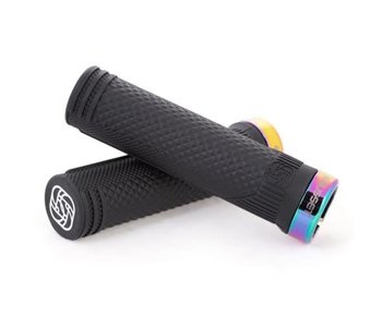 Gusset S2 Lock-On Grips Extra Soft Oil Slick