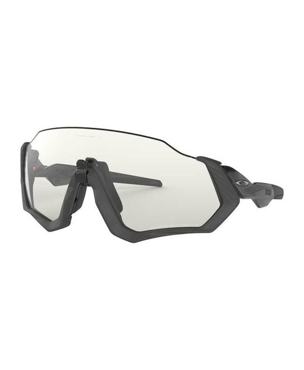 Oakley Flight Jacket Steel W/ Clear 50% Black Irid Photo Glasses