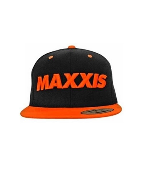 MAXXIS SNAPBACK HAT BLACK ORANGE