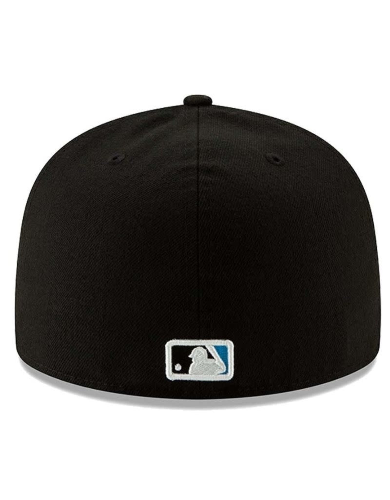 New Era On-Field  Authentic 59FIFTY Home Hat Miami Marlins Black