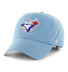 '47 Men's Clean Up Hat Toronto Blue Jays Baby Blue Adjustable