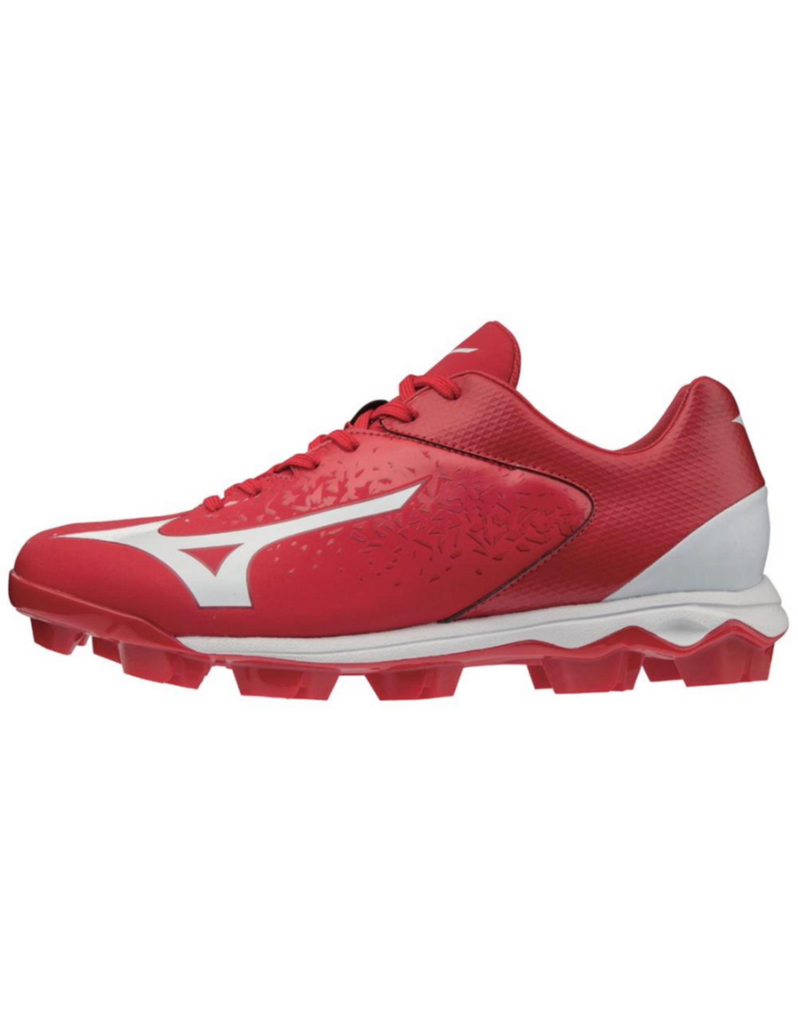 Mizuno Wave Select 9 Low Men's Baseball Cleat Red/White