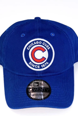 New Era Youth 9TWENTY Circle B1 Adjustable Hat Chicago Cubs Blue