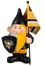 Team Sports America NHL Flag Holder Gnome Pittsburgh Penguins
