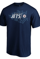 Fanatics Fanatics Men's Geo Drift T-Shirt Winnipeg Jets Navy