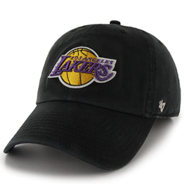 '47 Men's Clean Up Adjustable Hat Los Angeles Lakers Black
