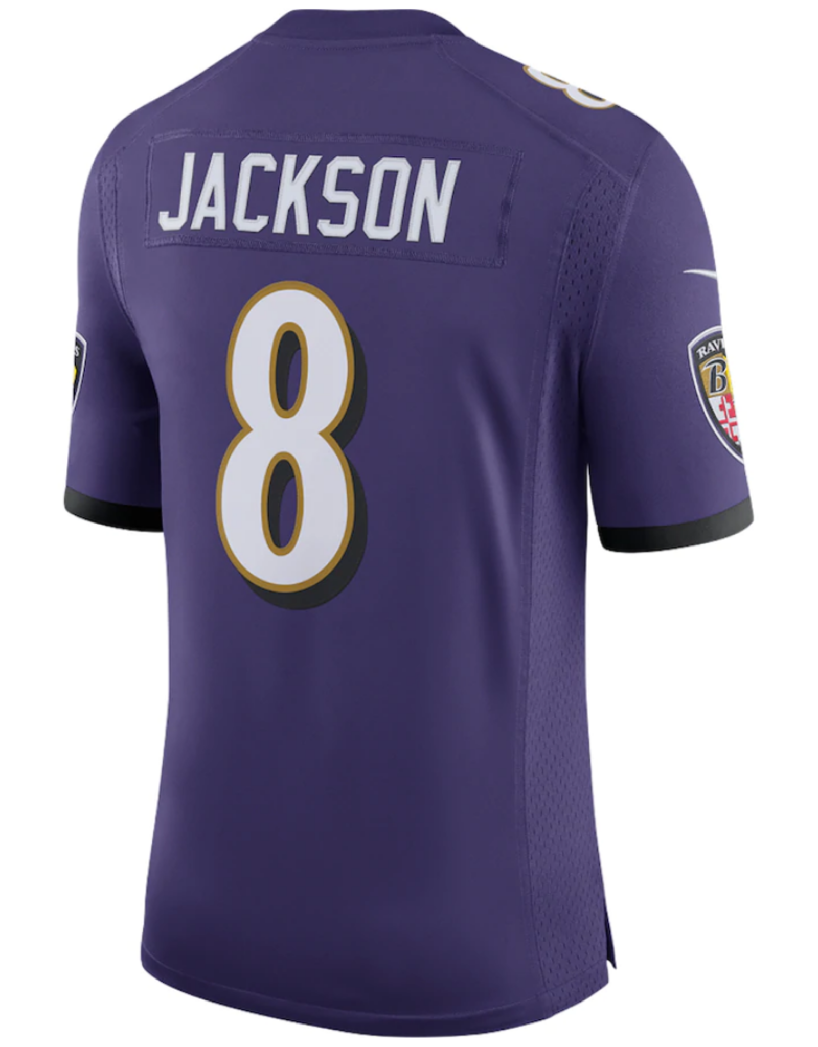 Nike Men's Limited Jackson #8 Jersey Baltimore Ravens Purple