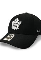 '47 Men's MVP Primary Logo Adjustable Hat Toronto Maple Leafs Black