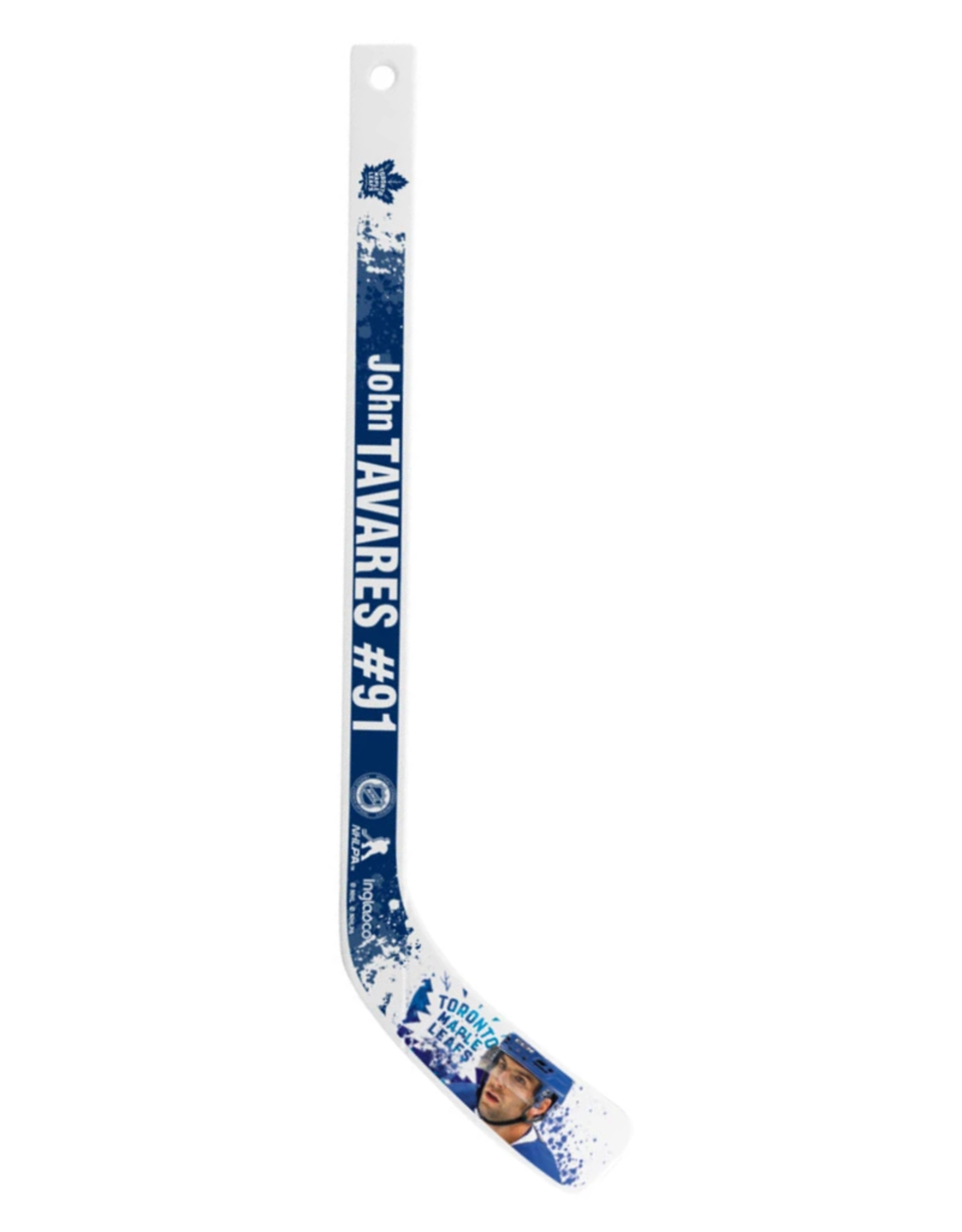 Inglasco Inglasco Mini Plastic Player Stick Tavares #91 Toronto Maple Leafs