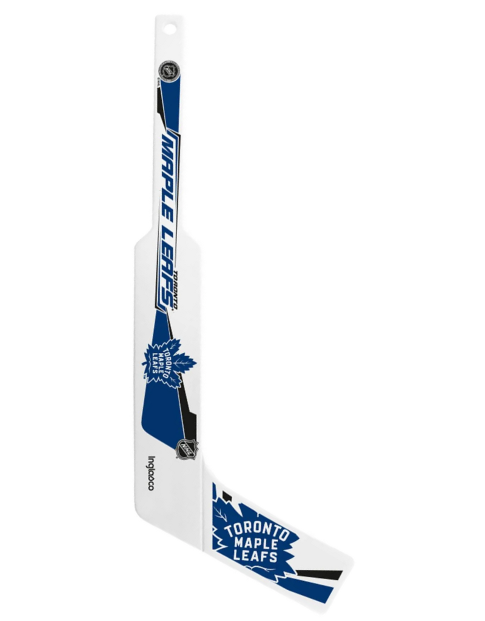 Inglasco Inglasco Mini Plastic Goalie Stick Toronto Maple Leafs White
