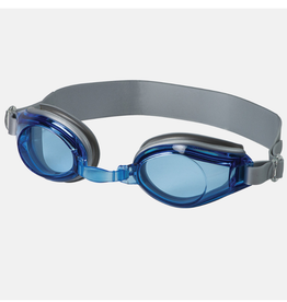 Leader Adult Castaway Swim Goggles Blue/Silver
