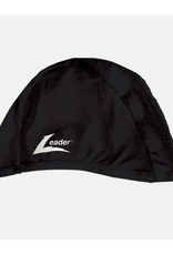 Leader Adult Match Swim Cap Black