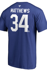 Fanatics Fanatics Men's Stack T-Shirt Matthews #34 Toronto Maple Leafs Blue