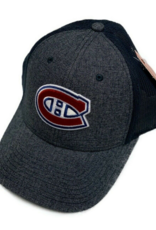 American Needle American Needle Men's Heathered Poly Stretch Hat Montreal Canadiens Navy