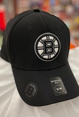 American Needle American Needle Men's E-Boss Platinum Stretch Fit Hat Boston Bruins Black