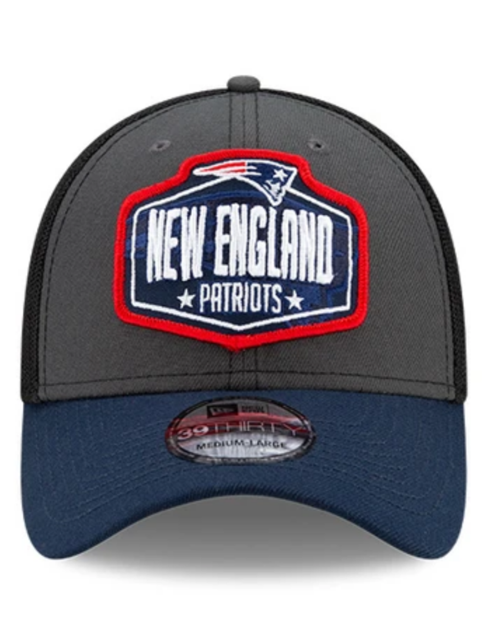 New Era Men's '21 39THIRTY NFL Draft Hat New England Patriots