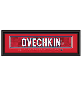 Framed Signature Nameplate Alex Ovechkin Washington Capitals