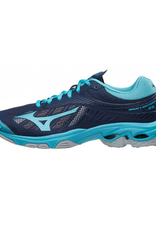 Mizuno Women's Wave Lightning Z4 Volleyball Shoes Navy/Teal