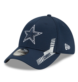 New Era Men's '21 39THIRTY Sideline Home Hat Dallas Cowboys Navy