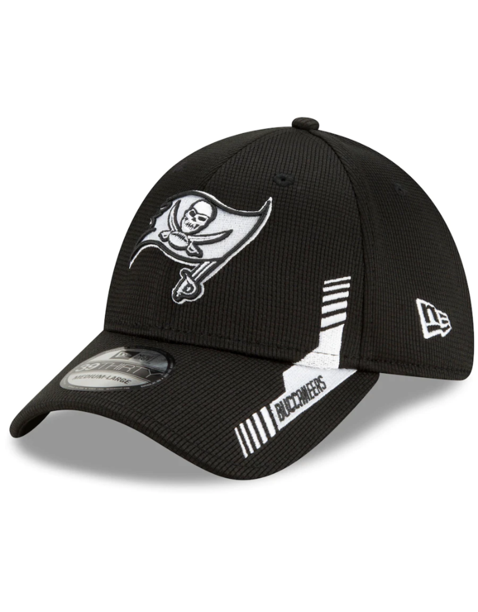 New Era Men's '21 39THIRTY Sideline Home Hat Tampa Bay Buccaneers Black/White