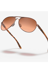Oakley Feedback VR50 Brown Gradient Lenses Rose Gold Frame Sunglasses