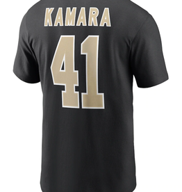 Men's Player T-Shirt Kamara #41 New Orleans Saints Black