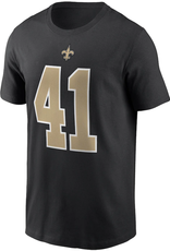 Men's Player T-Shirt Alvin Kamara #41 New Orleans Saints Black