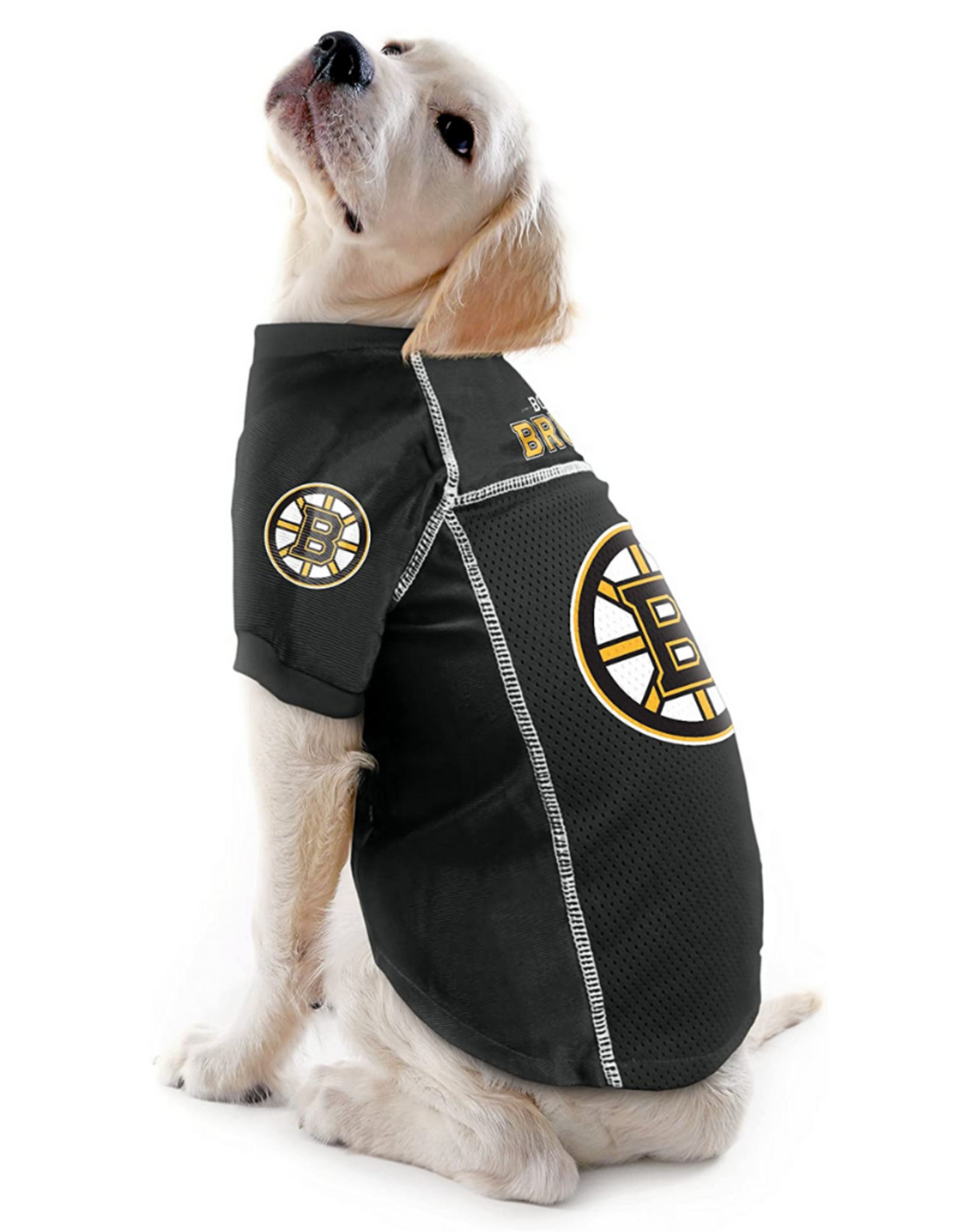 The Sports Vault Pet Jersey Boston Bruins Black