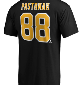 Fanatics Fanatics Men's Player T-shirt #88 Pastrnak Boston Bruins Black