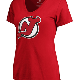 Fanatics Fanatics Women's Core Primary Logo T-Shirt New Jersey Devils Red