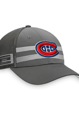 Fanatics Fanatics Men's '21 Home Ice Adjustable Hat Montreal Canadiens Grey