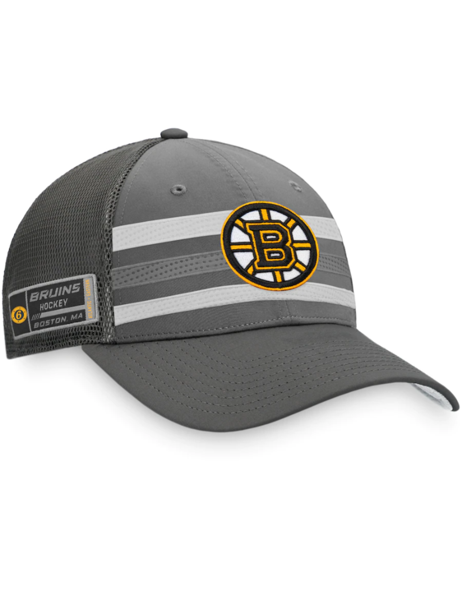 Fanatics Fanatics Men's '21 Home Ice Adjustable Hat Boston Bruins Grey
