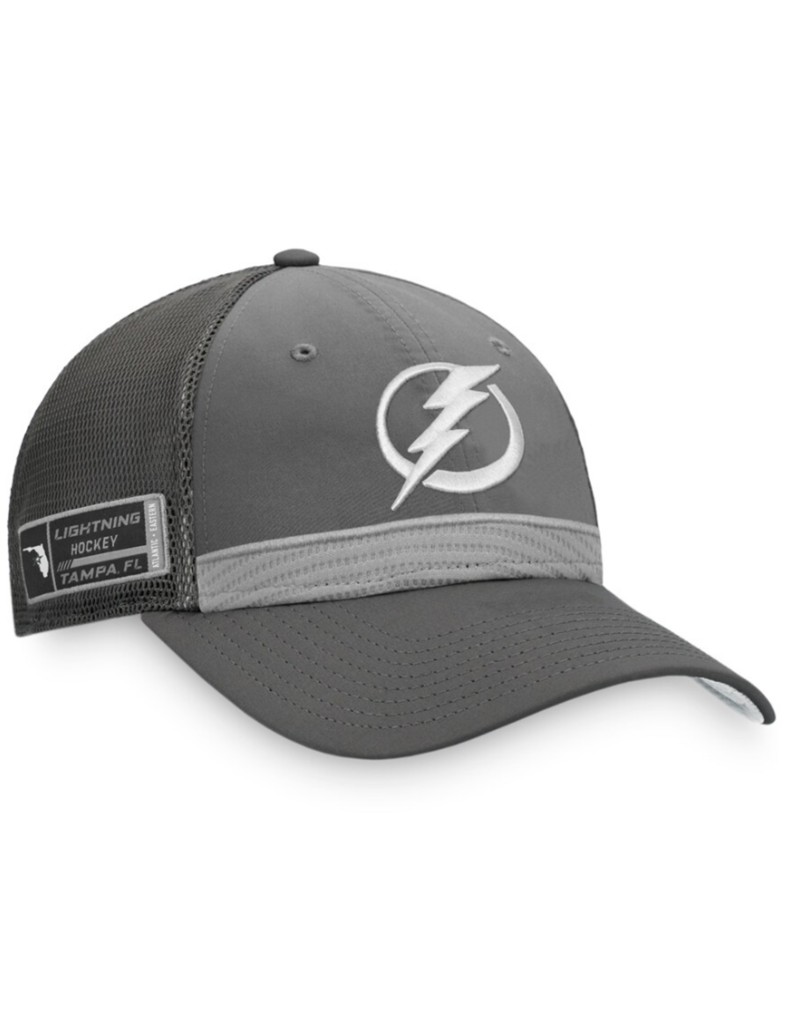 Fanatics Fanatics Men's '21 Home Ice Adjustable Hat Tampa Bay Lightning Grey