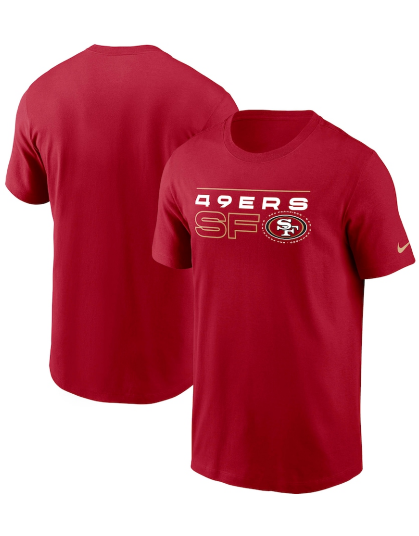 Men's Broadcast T-Shirt San Francisco 49ers Red