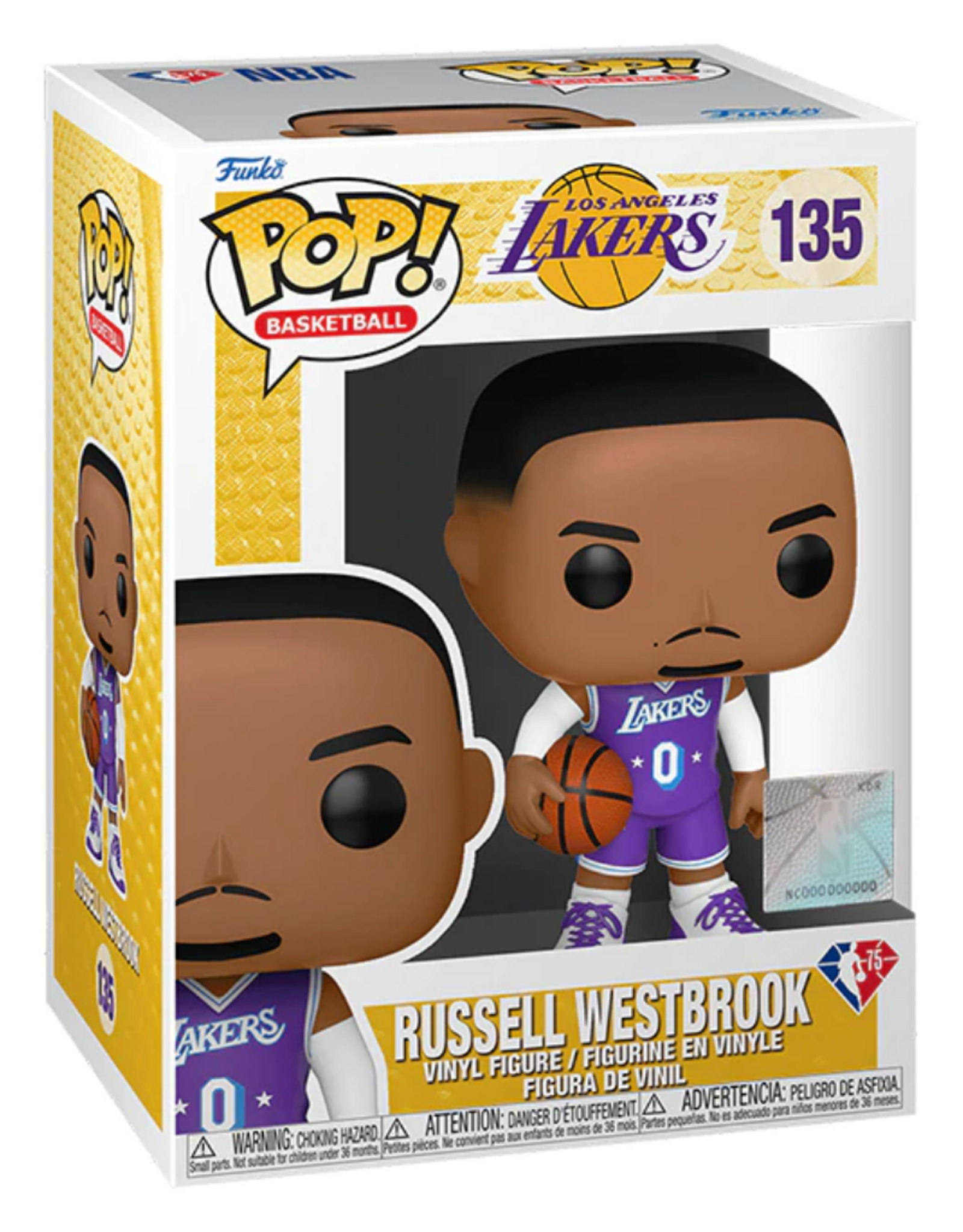 Funko POP! Figure Westbrook Los Angeles Lakers Purple