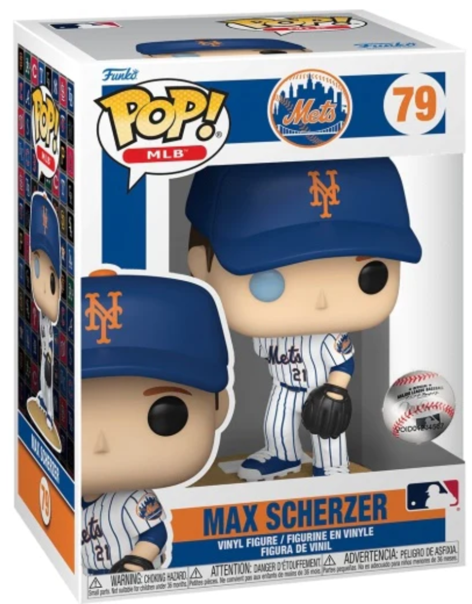 MLB Funko Pop! Figure Max Scherzer New York Mets White