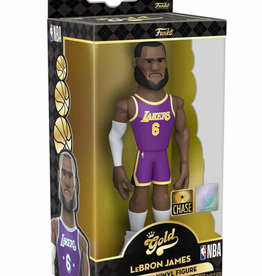 Funko Gold 5" Chase  Version Lebron James Los Angeles Lakers Purple/Yellow