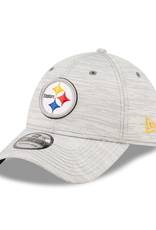 New Era '22 Training 39THIRTY Hat Pittsburgh Steelers Grey