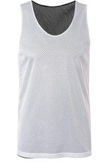 Athletic Knit Basketball Reversible Jerseys Black White