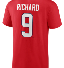 Fanatics Fanatics Player T-Shirt Maurice Richard #9 Montreal Canadiens Red