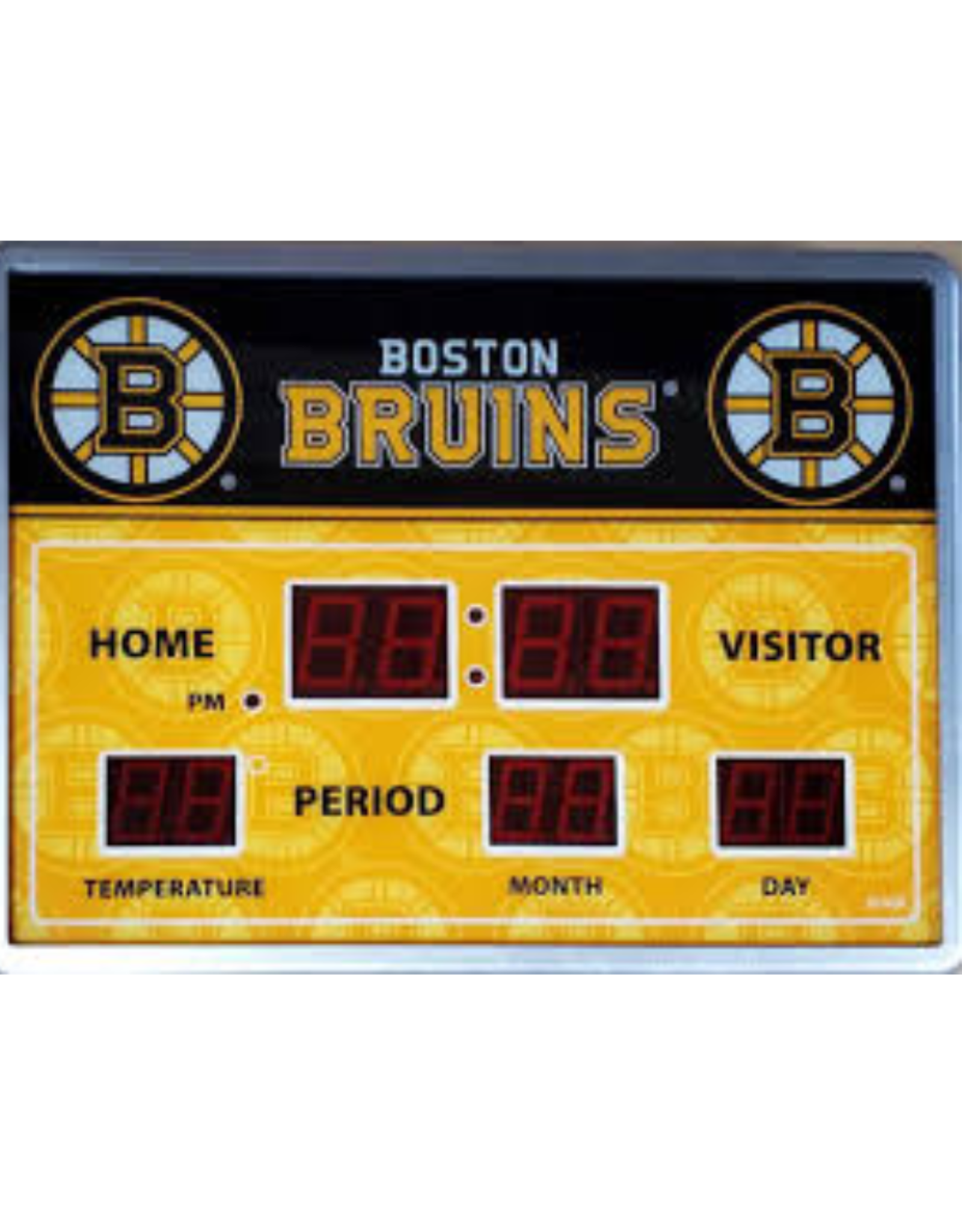 Evergreen ScoreBoard Clock Boston Bruins